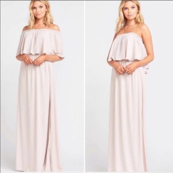 Show Me Your Mumu SMYM Hacienda cream maxi dress Show me the ring crisp NEW MED - Picture 1 of 6